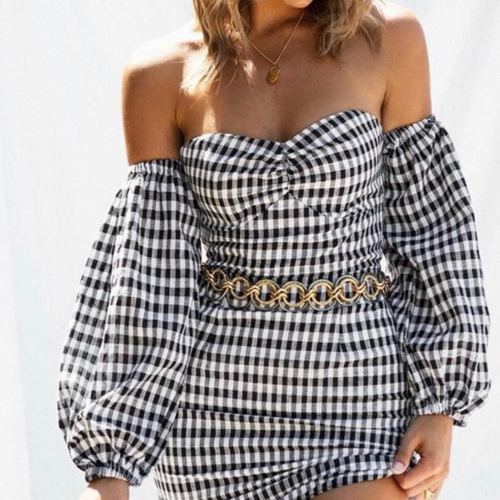 Melina Gingham Dress